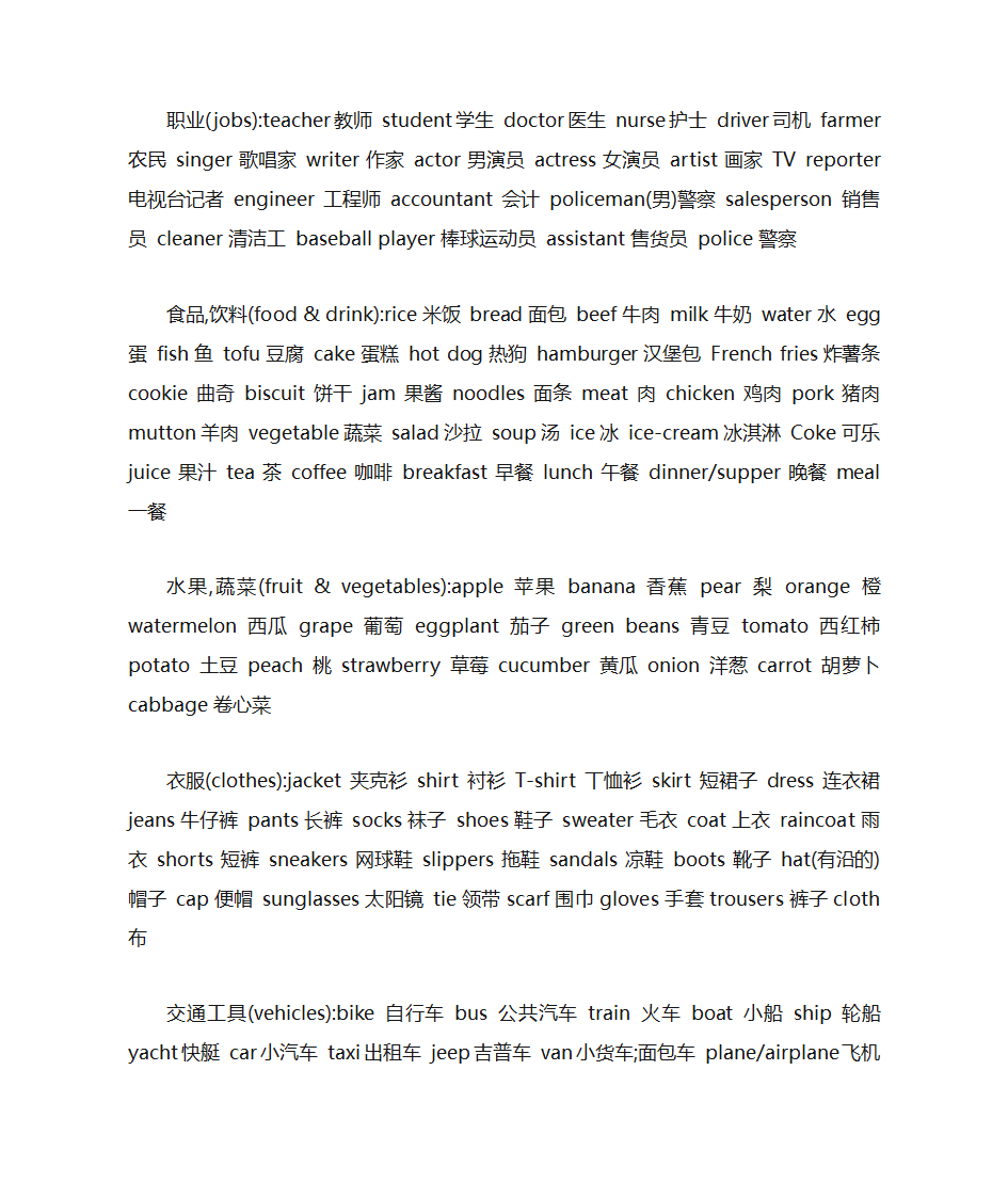 小学英语知识点第14页