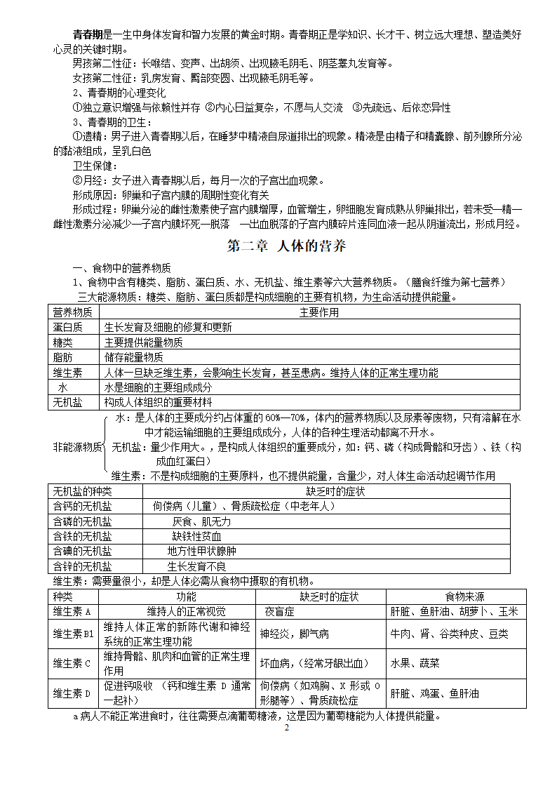 2017七下生物知识点第2页