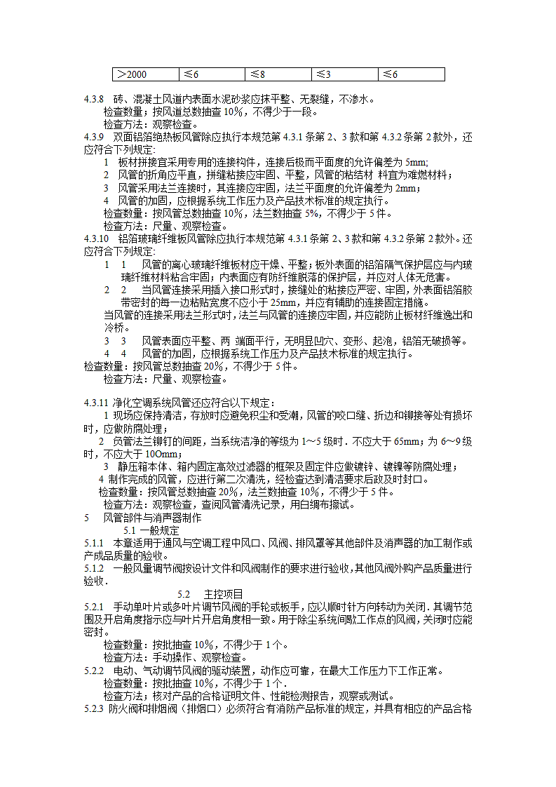 《通风与空调工程施工质量验收规范》第10页