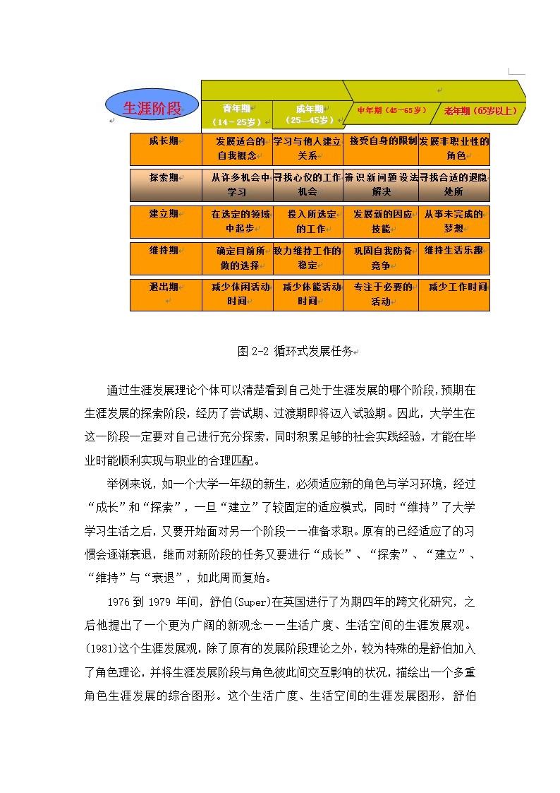 职业生涯规划 案例第13页