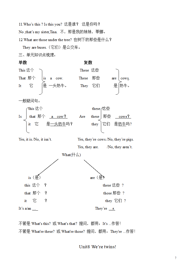 英语3B知识点第7页