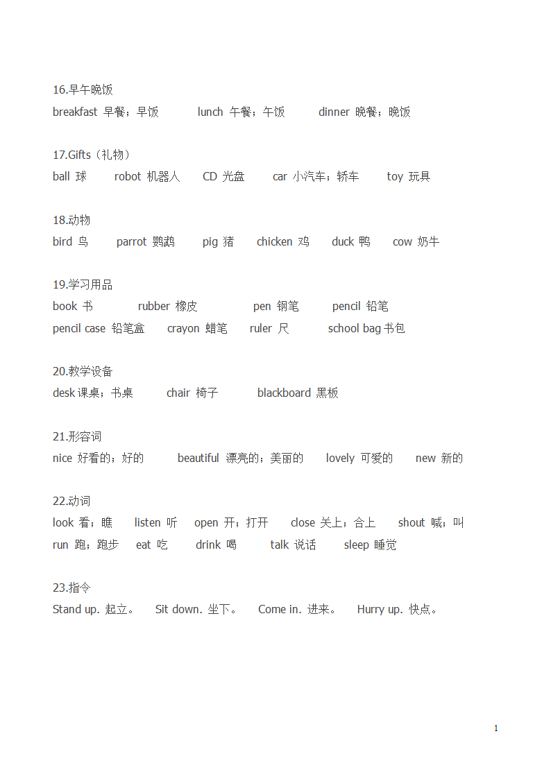 英语3B知识点第11页