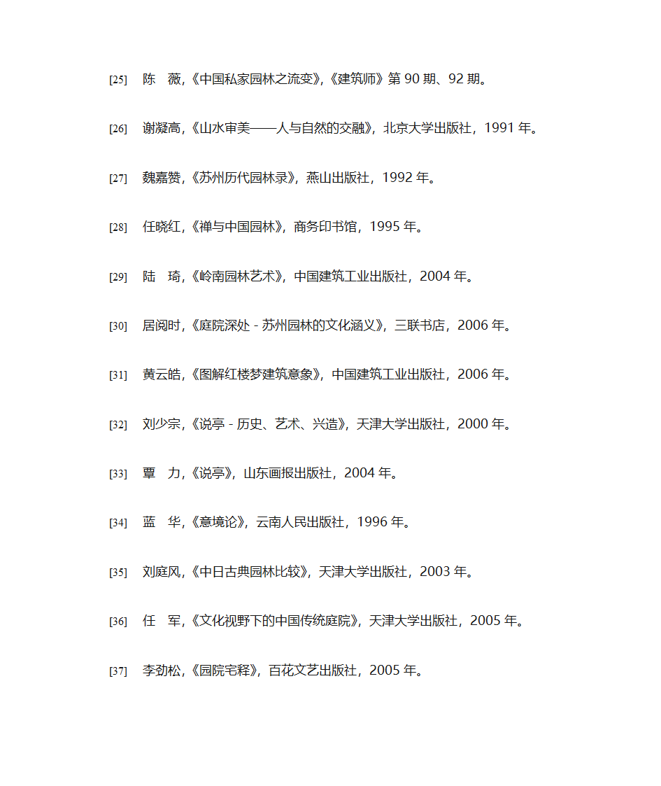 中国园林参考书目第3页