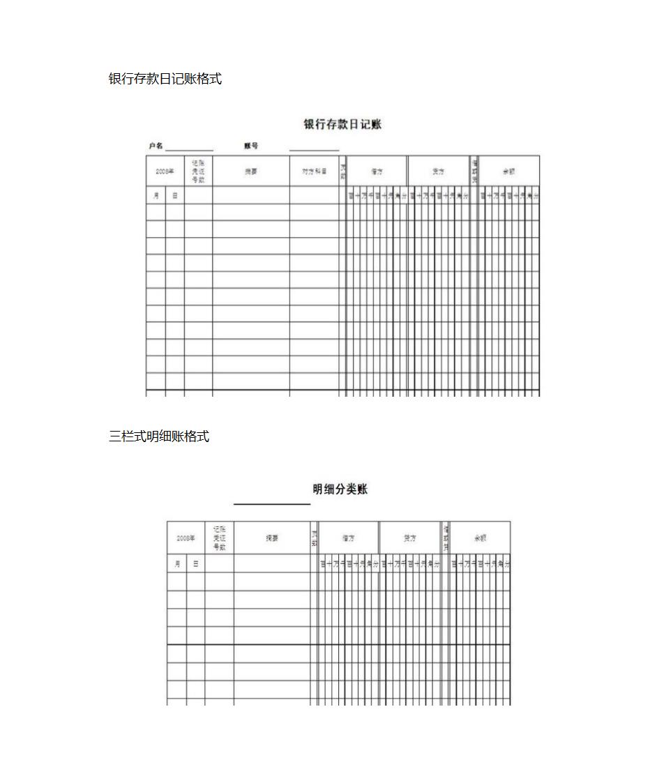 会计手工账  实操第4页