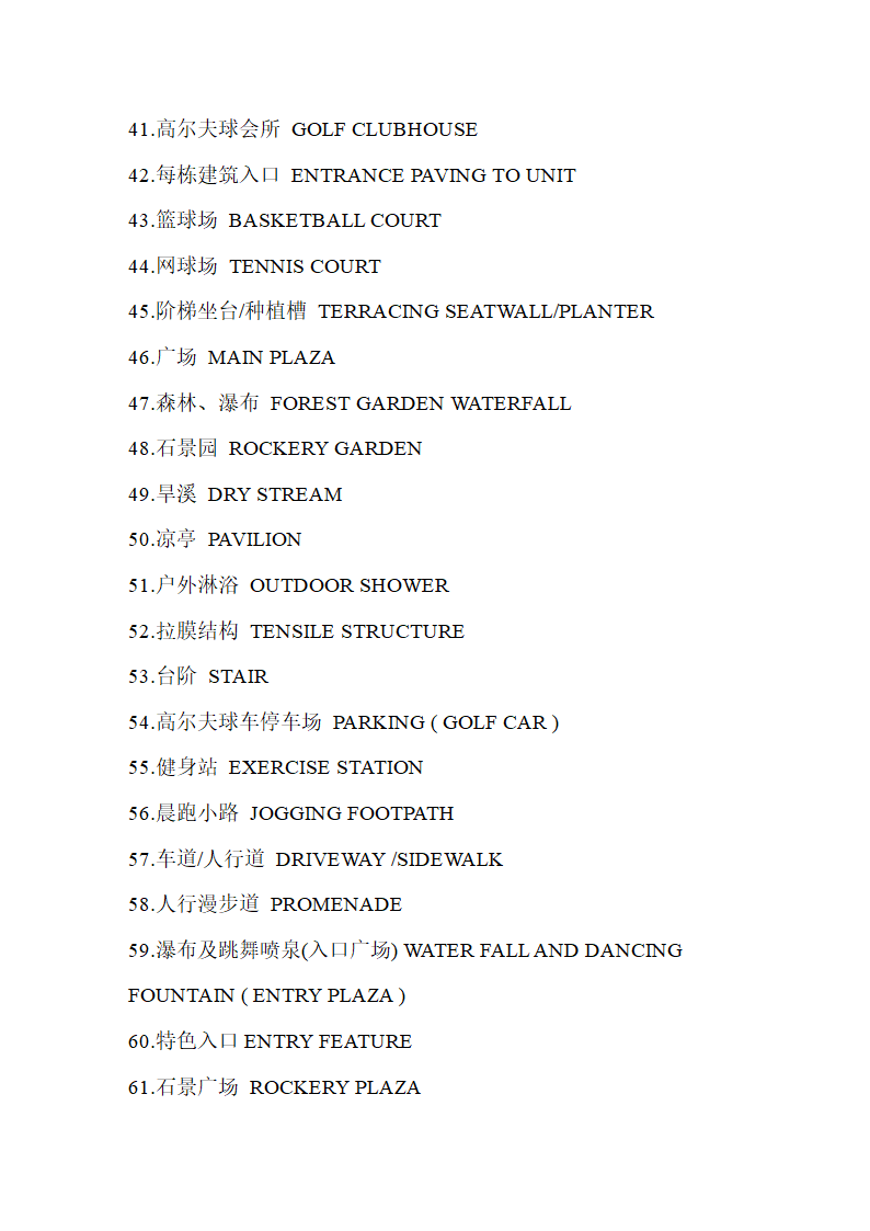 英语建筑词汇第28页