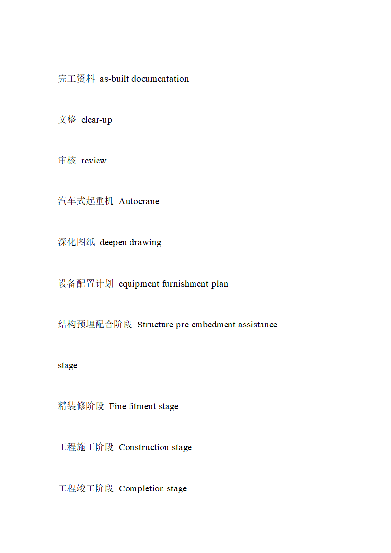 英语建筑词汇第40页