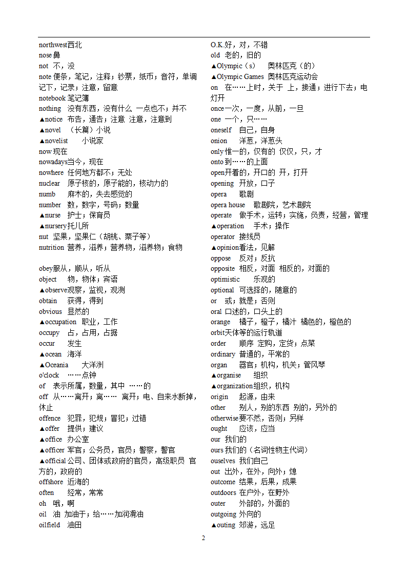 高考英语3500词汇第22页