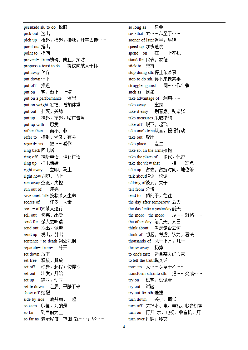 高考英语3500词汇第42页