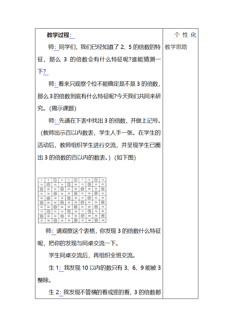 倍数与因数教案第12页