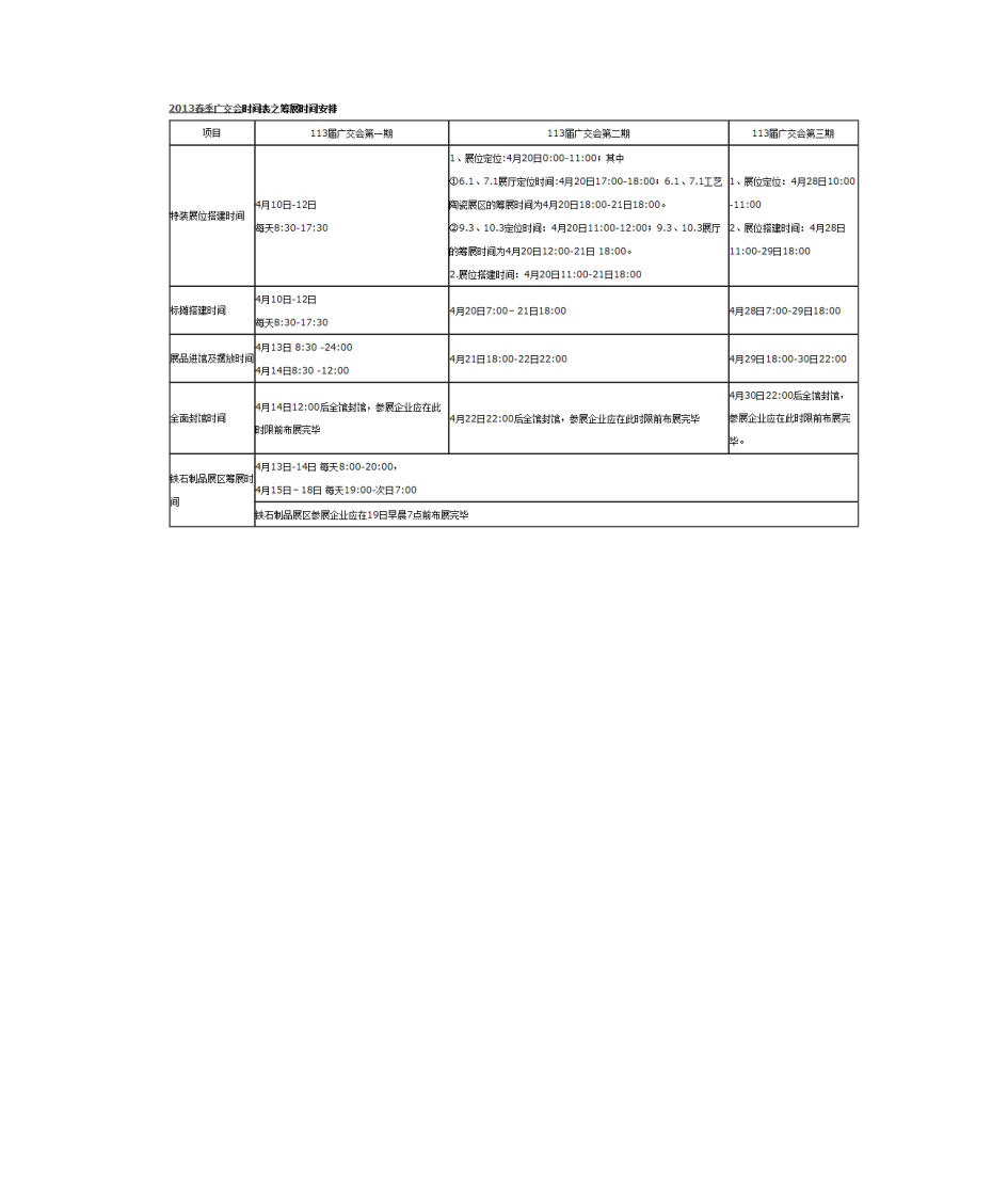 广交会时间表第2页