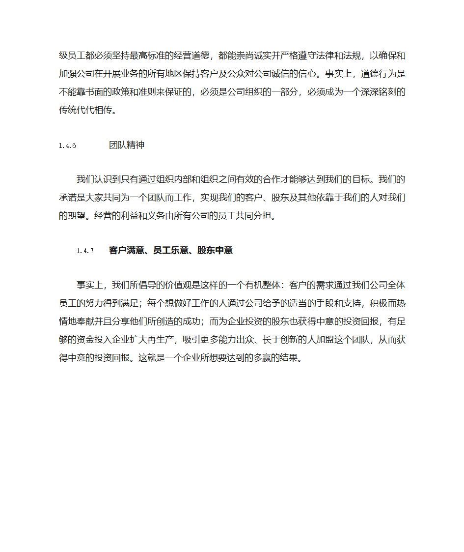 企业精神(企业价值观)第3页