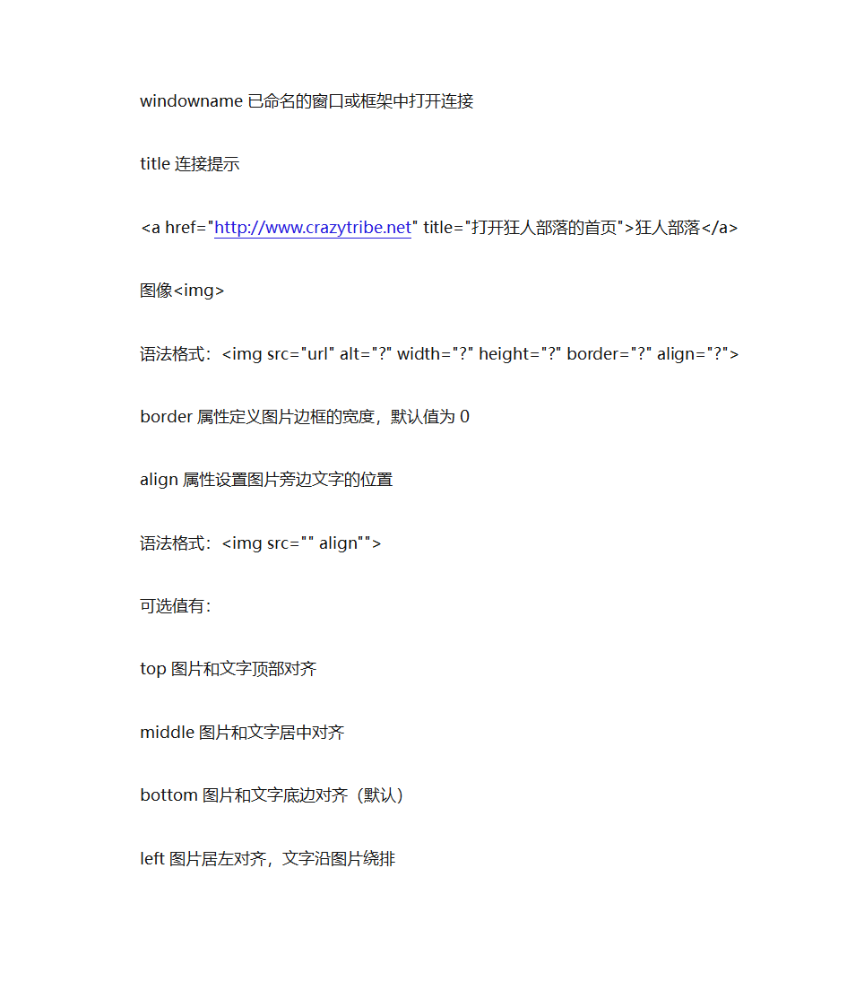 html所有标签常用属性第22页