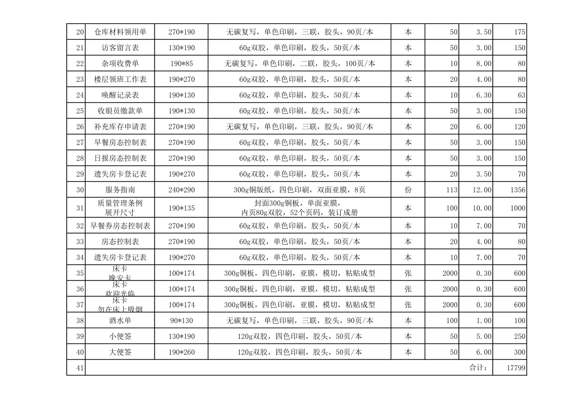 印刷品报价第2页