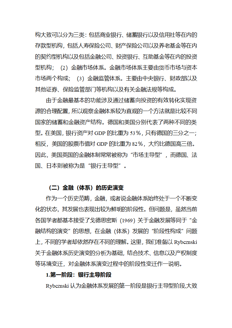 金融体系与金融理论的发展历程第2页