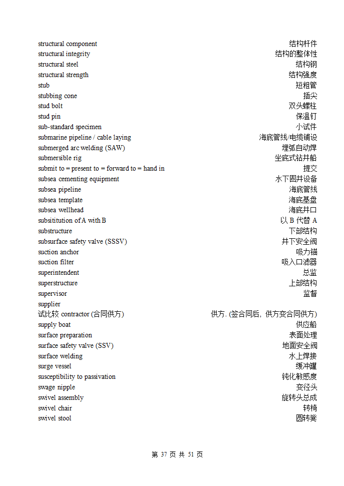 海洋工程词汇第37页