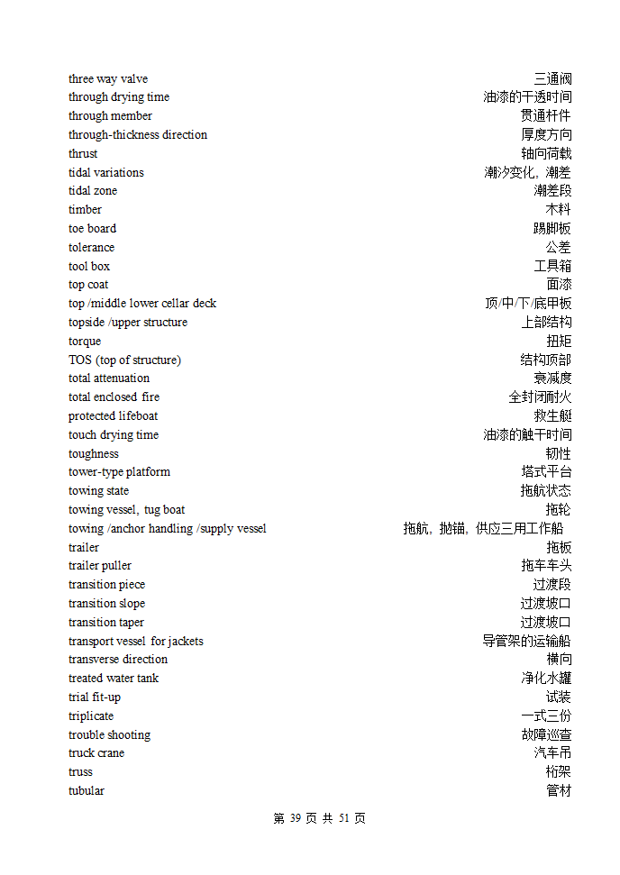 海洋工程词汇第39页