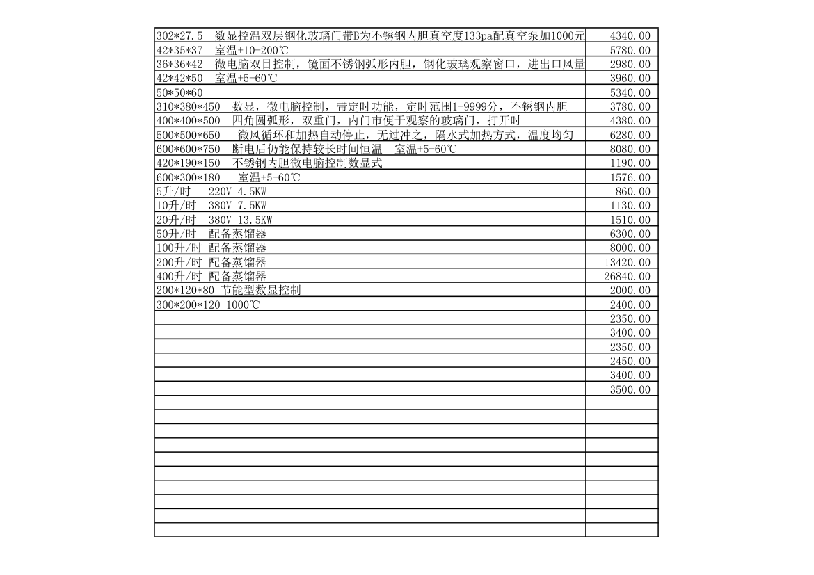 产品报价单第24页