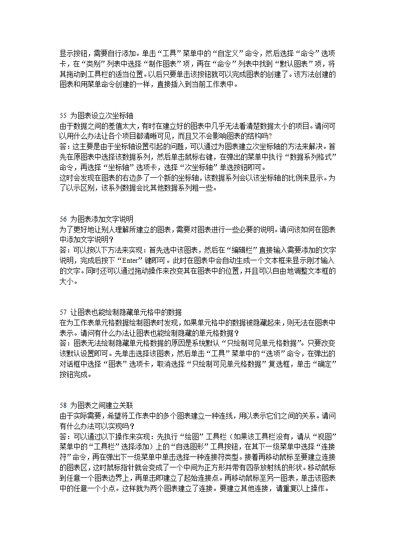 excel快捷键大全和excel常用技巧第21页