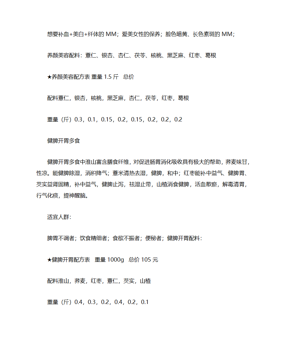 养生配方第3页