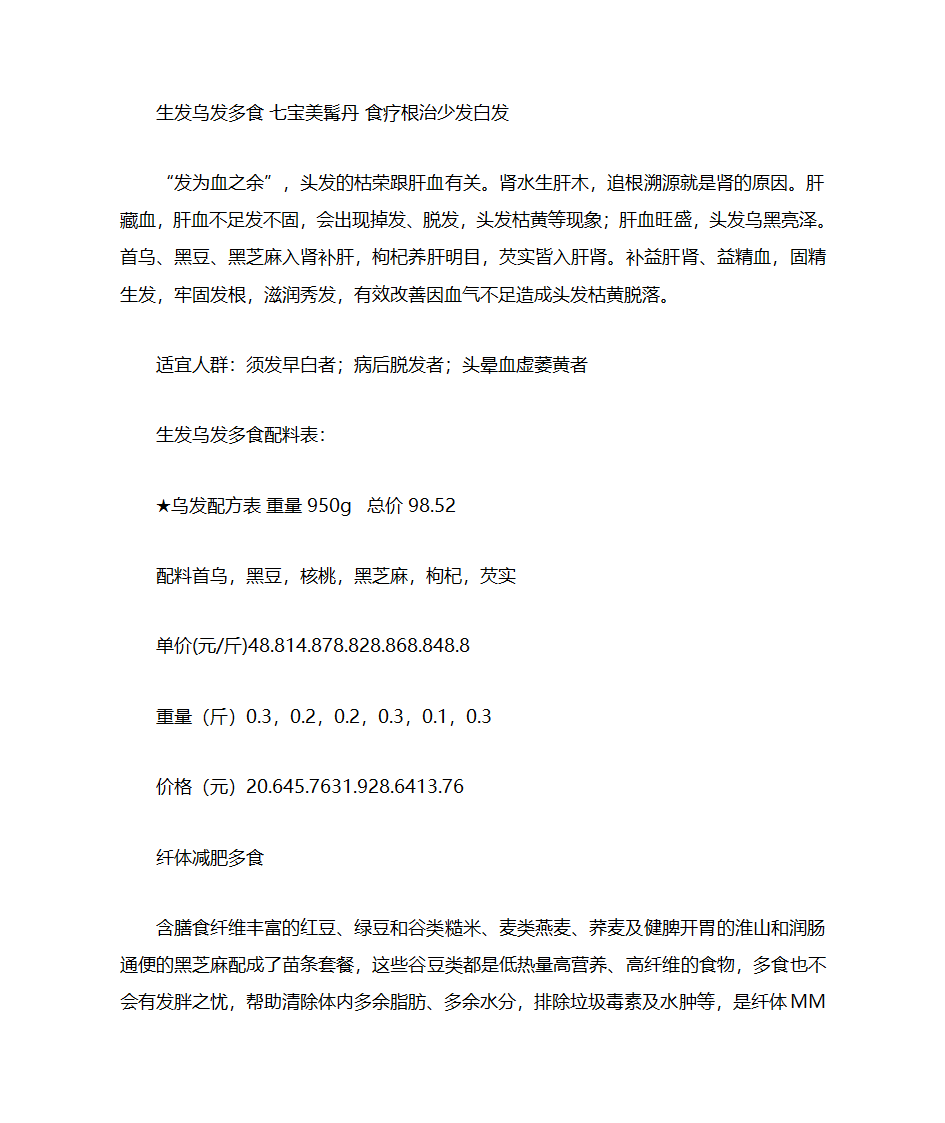 养生配方第4页