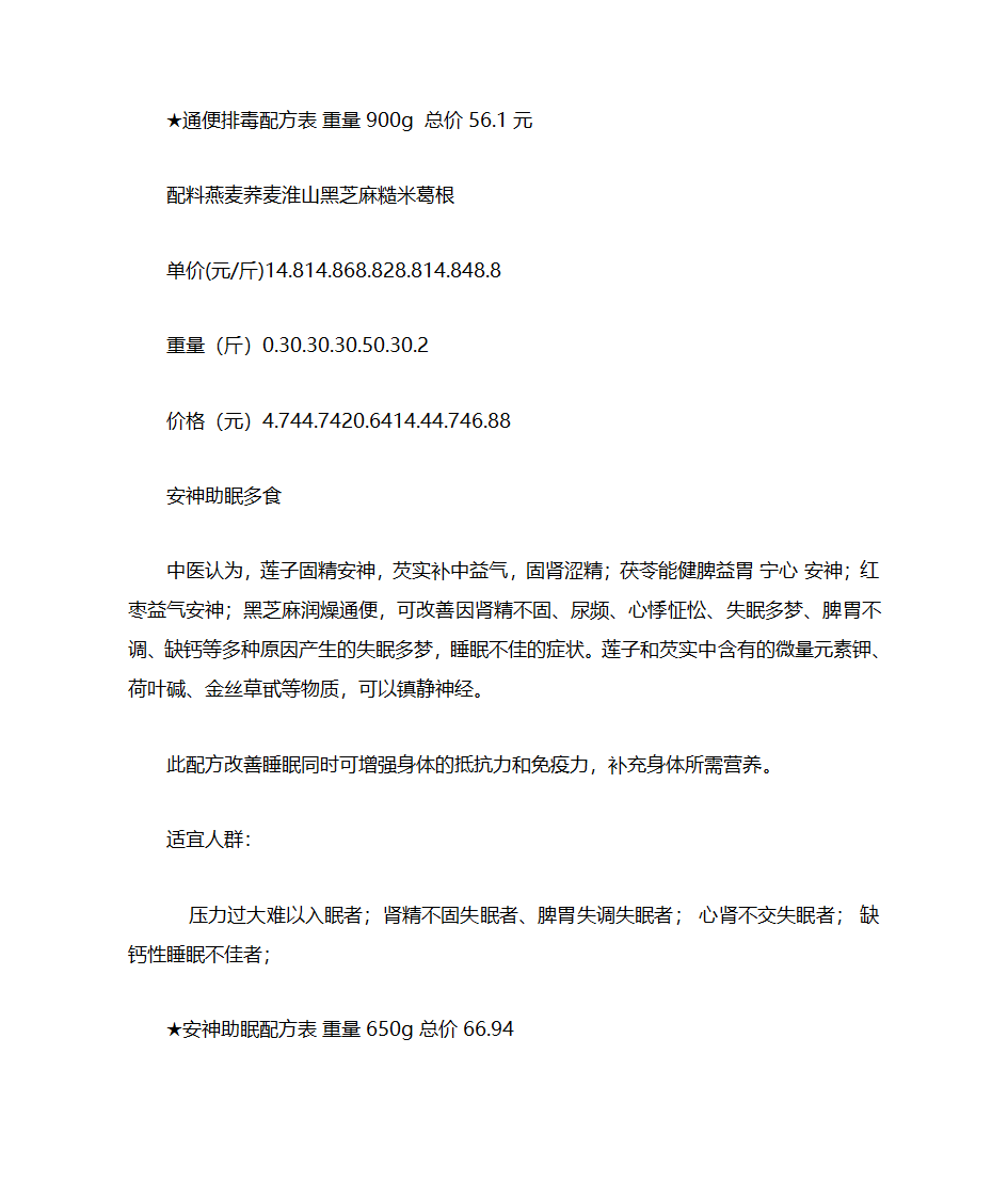 养生配方第6页