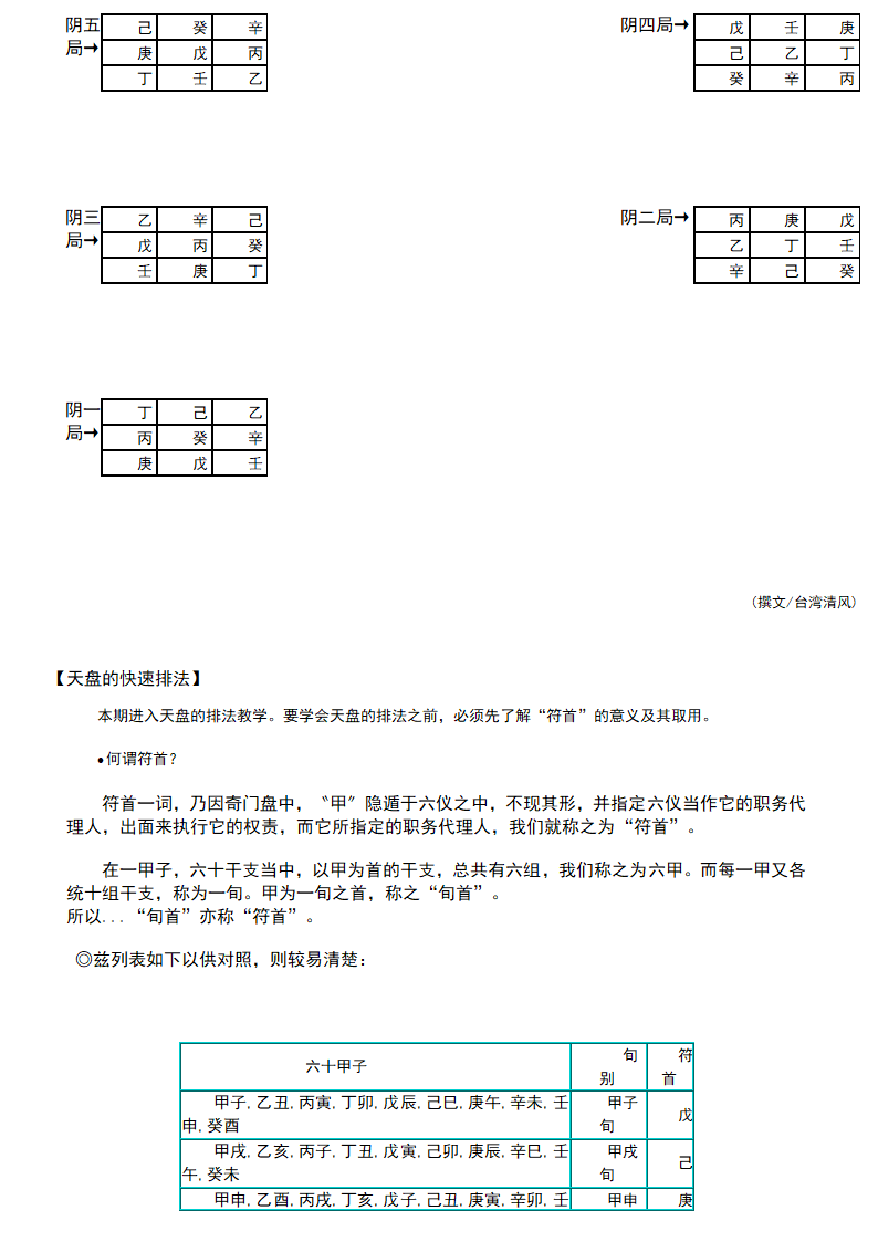 奇门遁甲教程第9页