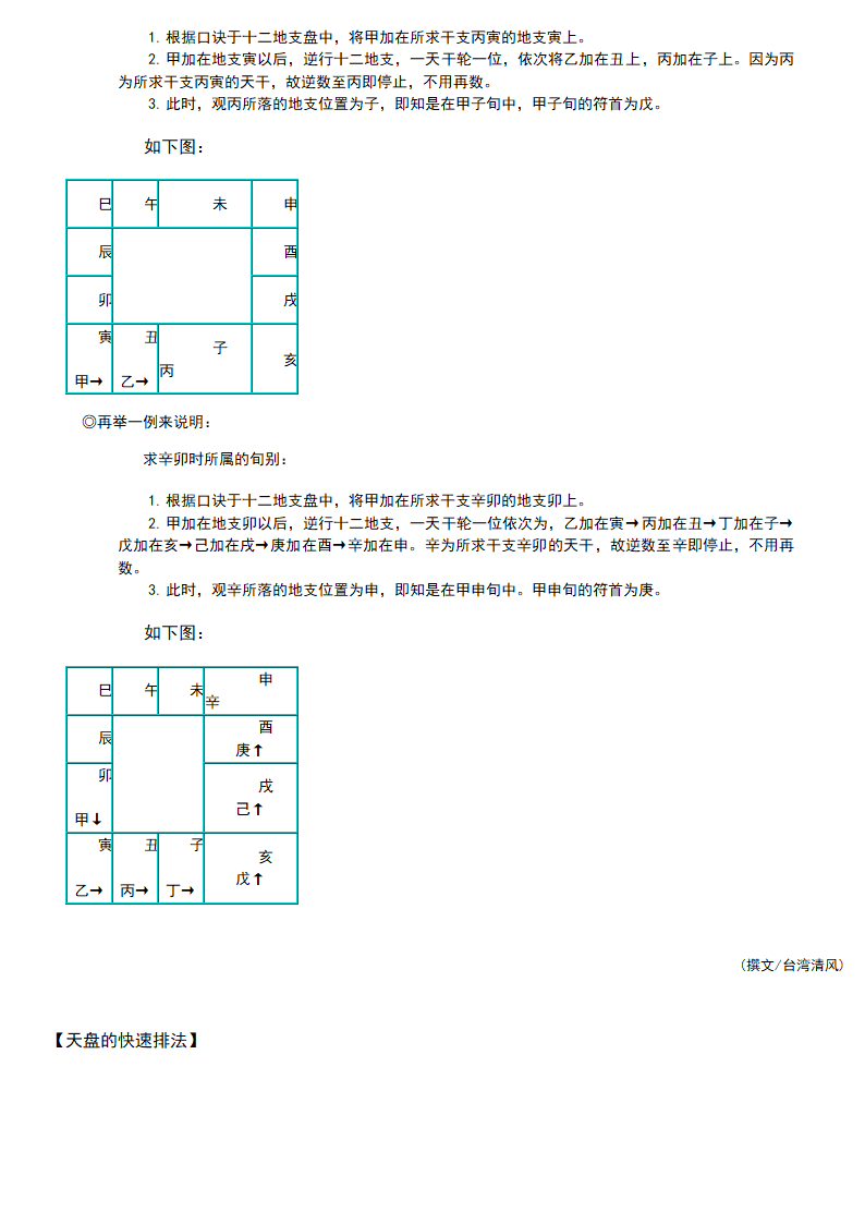 奇门遁甲教程第11页