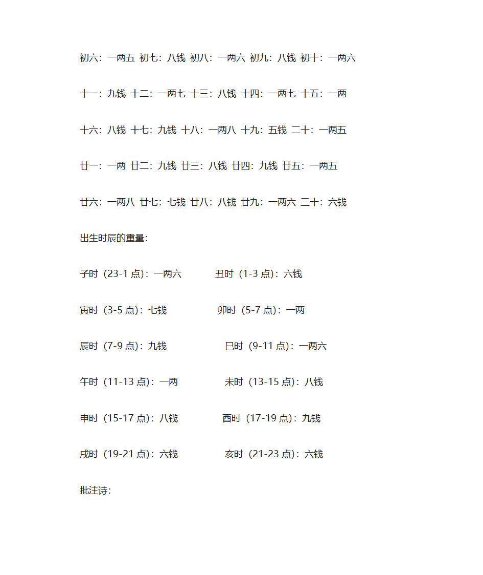 袁天罡称骨书第3页