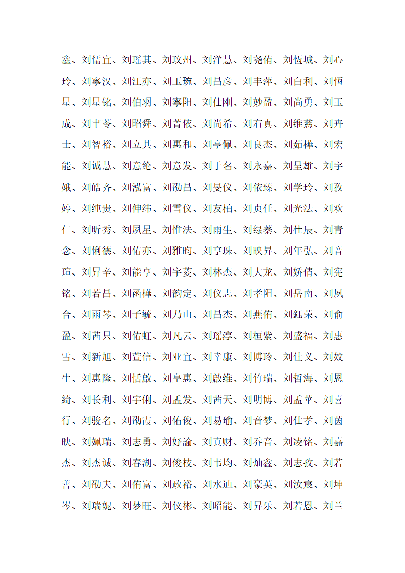 蛇年刘姓男孩起名第4页