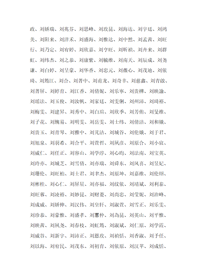 蛇年刘姓男孩起名第5页