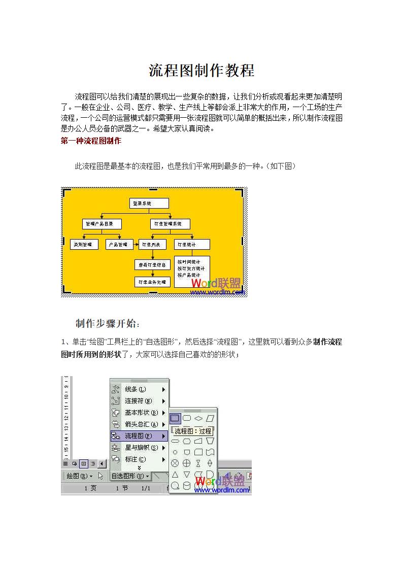 工艺流程图制作第1页