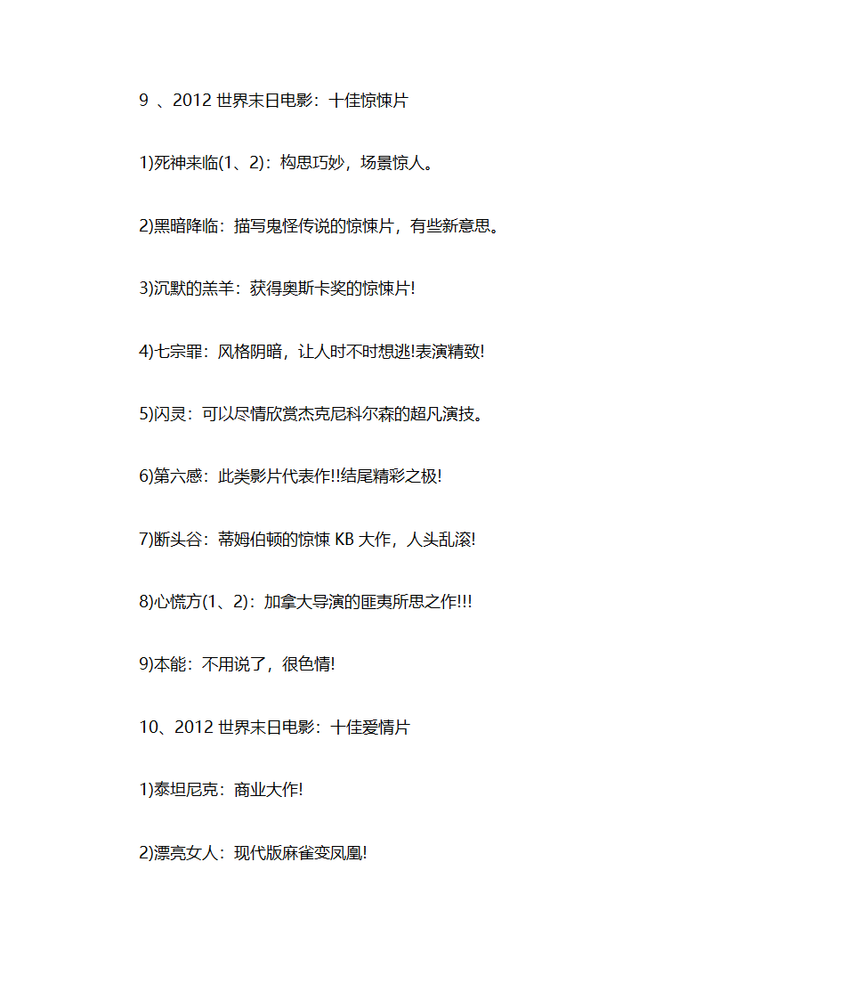 关于末日十佳电影盘点第9页