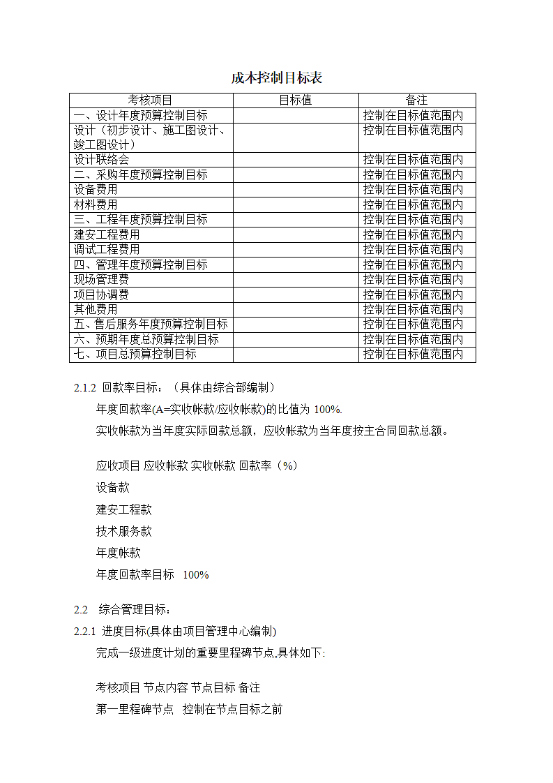 EPC工程总承包项目管理目标责任书.doc第2页