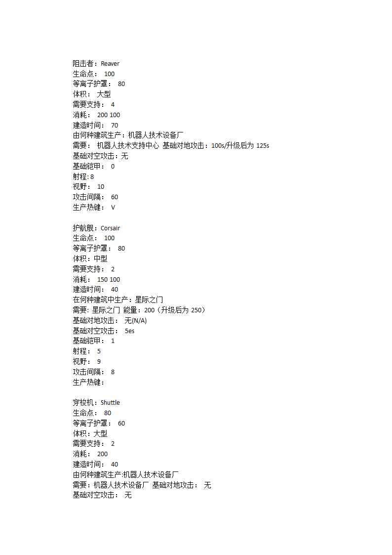 星际争霸兵种介绍第12页