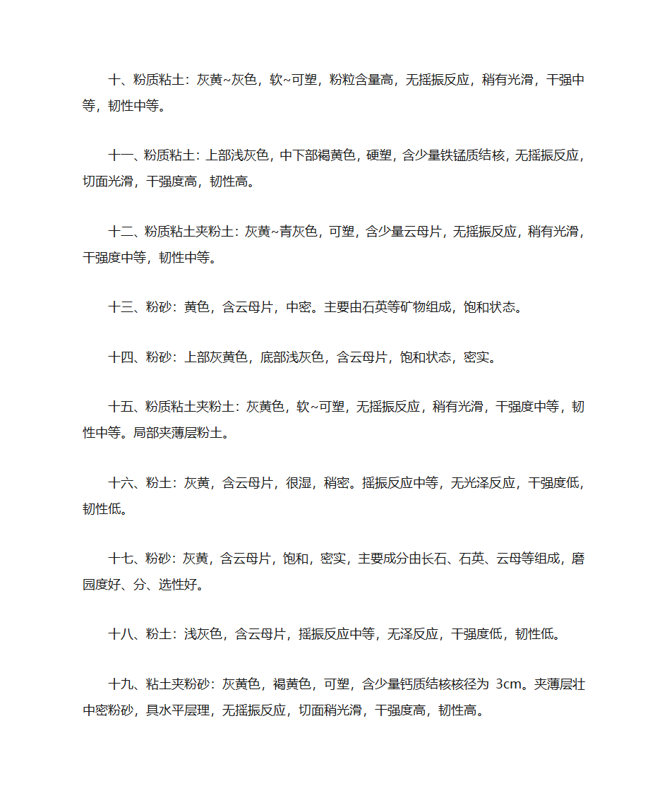 野外土层描述第2页