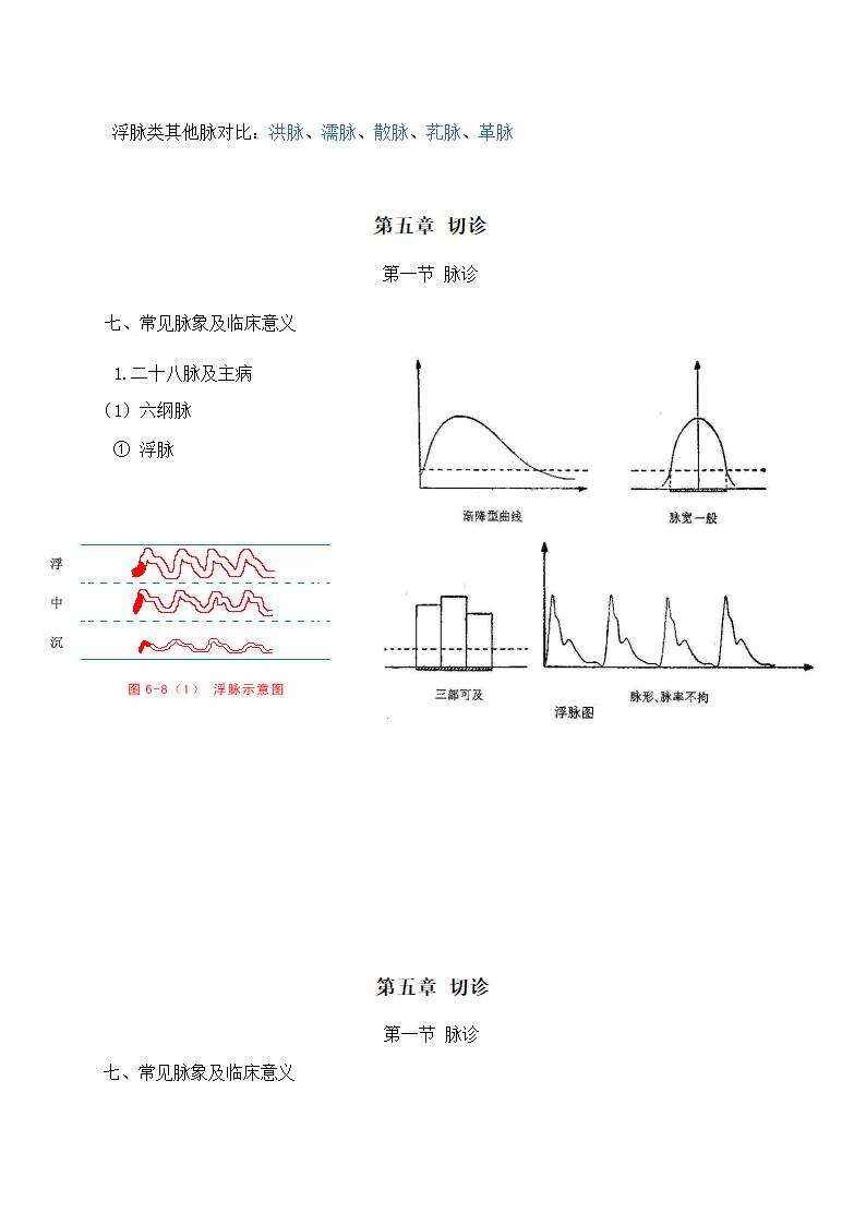 中医脉象第19页