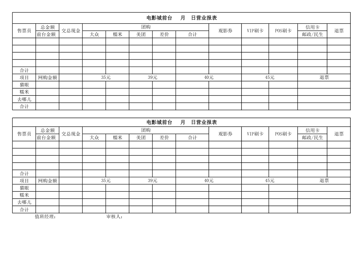 票房日报表第1页