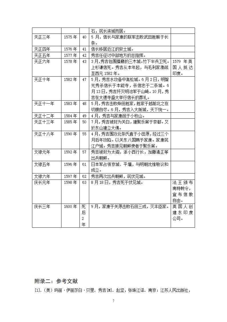 浅论丰臣秀吉及其侵朝政策的影响第7页