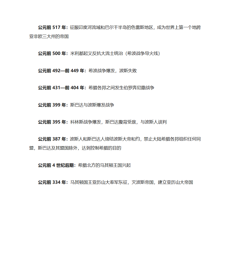 波斯帝国年表第2页