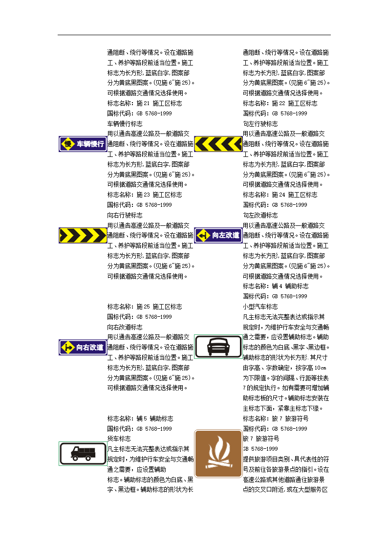 道路标识图第20页