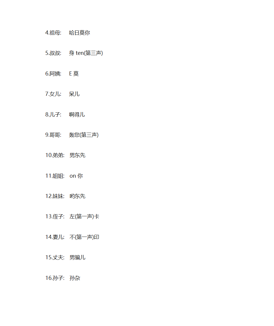 韩语中文发音第4页