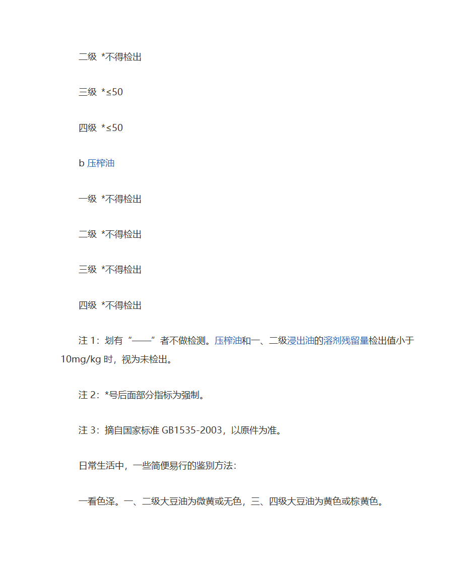 大豆油等级划分第6页