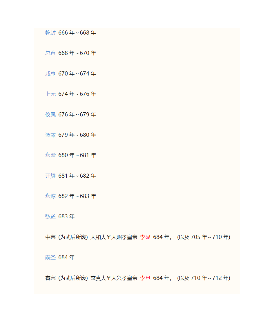 唐朝历史知识第2页