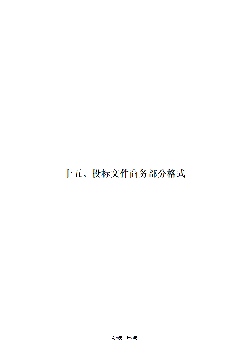 招标标书(格式)第28页