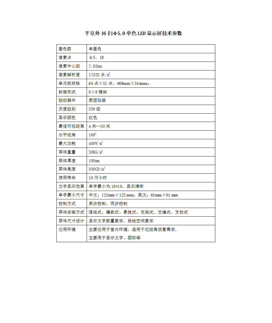 LED显示屏技术参数第3页