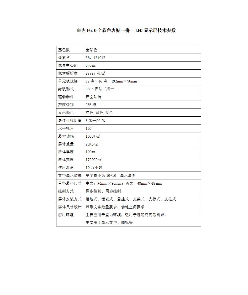 LED显示屏技术参数第4页