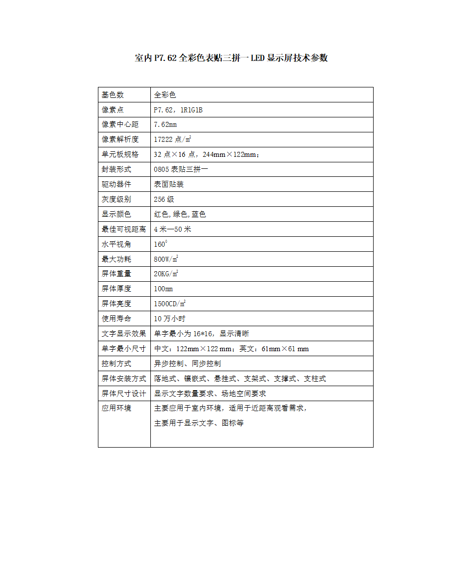 LED显示屏技术参数第5页