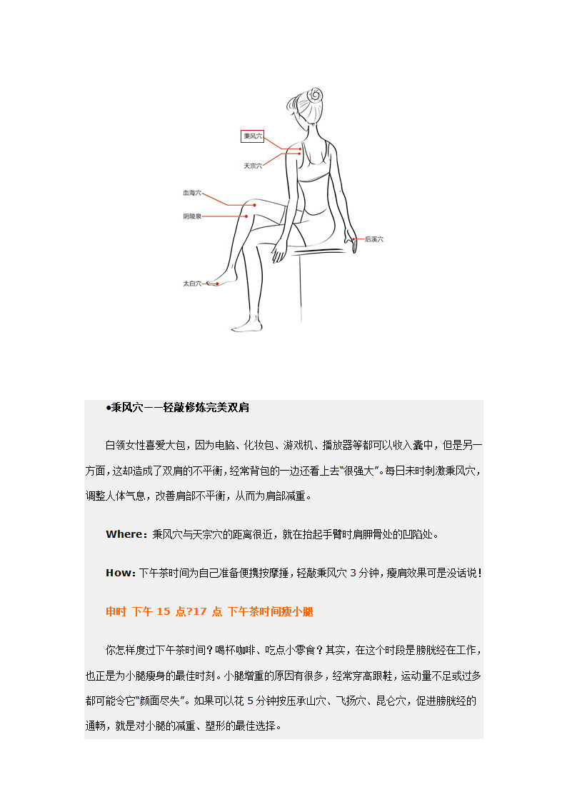 减肥穴位第11页