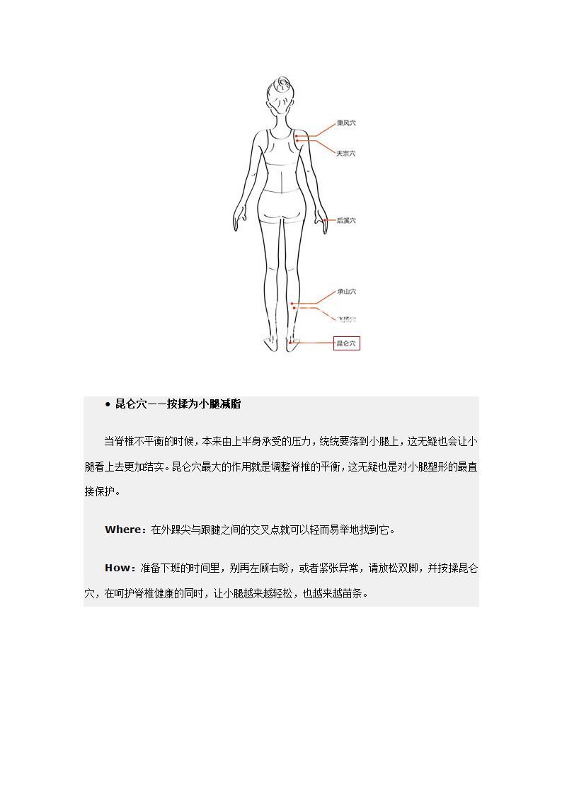 减肥穴位第14页