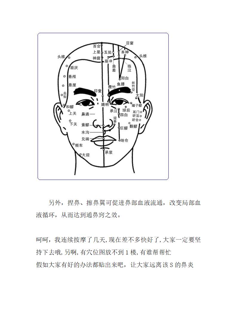 治疗鼻炎穴位第7页